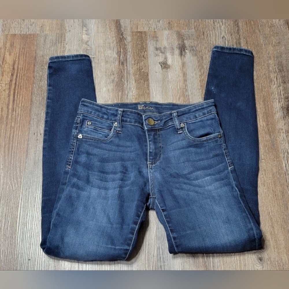 Kut from the Kloth Mia Mid Rise Slim Fit Jeans Size 2 - Picture 3 of 9